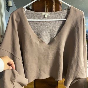 Cropped sweatshirt